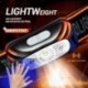 Kibocsátó szín: zöld - Mini újratölthető nagy érzékelős fejlámpa horgász kemping USB fejes zseblámpa COB LED