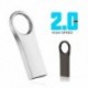 Kapacitás: 64 GB - Mini fém USB flash meghajtók 64 GB ezüst gyűrűs pendrive Memory Stick Nagy sebességű