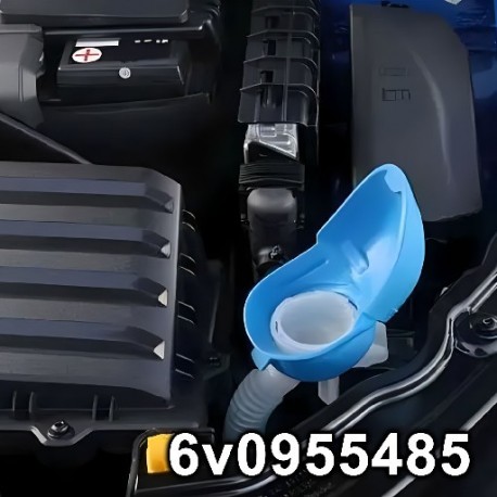 Szín: kék - Hot Sale 6v0955485 6v0 955 485 ablaktörlő mosófolyadék tartály tartály fedelének fedele az Audi