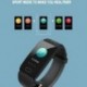 Piros szín - Q1 Smart Watch Férfi Női Bluetooth Sport Fitness Karkötő IP67 Vízálló Fashion Digitális Elektronikus