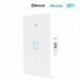 Szín: amerikai fehér - EWelink Smart Life Light Switch WiFi Touch Sensor Smart Switch távirányító Nincs semleges vezeték