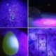 Kibocsátó szín: mini uv zseblámpa - UV LED zseblámpa mini LED zseblámpa 395 nm fekete fény hullámhosszú lila fény