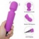 Szín: rózsaszín - AV-vibrátor női csiklóstimulátor USB újratölthető masszírozógép Szexjátékok felnőtteknek 18