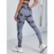 Szín: Sárga fekete - Nyakkendőfesték Jóga Nadrág Sport Leggings Női Varrat nélküli magas derekú Push Up Női