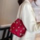 Fekete szín - Hópehely mini kézitáskák Elegáns tote Crossbody táska Arany láncos vállpántos kis táska női