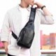 Fekete szín - Márka Messenger táska bőr férfi melltáska Vintage Crossbody válltáska új férfi üzleti táskák férfi