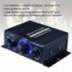 AK170 Bluetooth-kompatibilis 12V-os Mini HIFI teljesítményerősítő audio karaoke házimozi erősítő 2 csatornás USB/SD