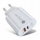 Dugó típusa: Fehér EU dugó - USB PD 20W USB töltő gyorstöltő QC 3.0 gyors telefon fali töltő adapter iPhone 13 12 Pro