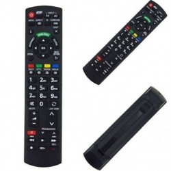 Fekete szín - IR távirányító Panasonic TV-hez N2QAYB000487 N2QAYB000572 N2QAYB000753 EUR76280EUR-77 EUR-51975 EUR-644666