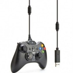 Fekete szín - 1,5 m-es USB töltőkábel Xbox 360 vezeték nélküli játékvezérlőhöz Play töltőkábel jó minőségű