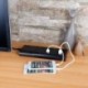USB töltő táp aljzat 7 utas kimenet 1 QC 3.0 USB port és 4 intelligens USB port hosszabbító vezeték tápfeszültség sáv
