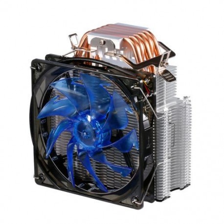 LESHP CPU-hűtő rendkívül csendes, 20 dB(A) 120 mm-es ventilátorral, öt tiszta réz hőcsővel, négy vezetékes PC