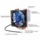 LESHP CPU-hűtő rendkívül csendes, 20 dB(A) 120 mm-es ventilátorral, öt tiszta réz hőcsővel, négy vezetékes PC