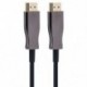Szín: 20M - HDMI-kompatibilis szálas adatkábel optikai szálas nagyfelbontású kábeltámogatás 2.0 4K@60hz BB mérnöki