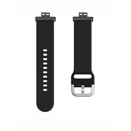 Fekete szín - Csere szilikon szíj Huawei karóra FIT eredeti SmartWatch szíj tartozékai 2021 színes csuklópántos