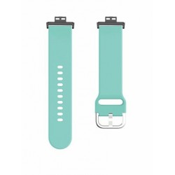 Szín: kék - Csere szilikon szíj Huawei karóra FIT eredeti SmartWatch szíj tartozékai 2021 színes csuklópánt karkötő