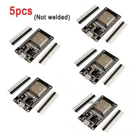 Szín: forrasztatlan 5db - ESP32 ESP-32 Fejlesztőkártya Vezeték nélküli WiFi Bluetooth-kompatibilis kétmagos CP2104
