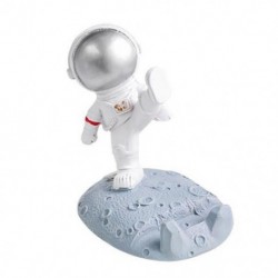 Szín: ezüst 2 - Astronaut telefontartó gyanta univerzális cellás állvány tartó asztali díszek gyerekeknek ajándék