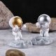Szín: ezüst 2 - Astronaut telefontartó gyanta univerzális cellás állvány tartó asztali díszek gyerekeknek ajándék