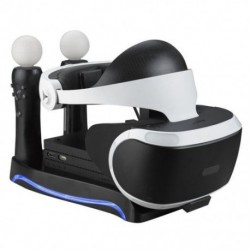 4 az 1-ben töltődokkoló Sony PS4-VR játékvezérlőhöz Töltő Sony PS4-VR játékvezérlőhöz Gamepad töltőállvány
