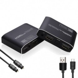 HDMI-kompatibilis audio kapcsoló átalakító HDTV-hez DVD TV BOX 4K adapter konverter kapcsoló Hdmi-kompatibilis hangelosztó