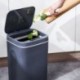 Szín: 14L - Smart Prullenbak Vuilnis Emmer Kan Motion Sensor Touchless Inductieve Usb Vuilnisbak Met Dekssel Automatische Afval