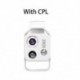Szín: fehér CPL-lel - 200X nagyítású mikroszkóp lencse CPL mobil LED Light mikro zsebes makró lencsékkel iPhone Samsung