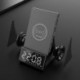 Fekete szín - 3 az 1-ben vezeték nélküli töltő iPhone 13 12 11 XS Mini Pro Max iWatch AirPods Qi gyorstöltő