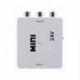 HDMI-kompatibilis RCA-hoz HDMI-kompatibilis AV 1080P-hez 3RCA CVBS Video Box audio átalakító PC laptophoz HDTV DVD VCD