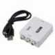 HDMI-kompatibilis RCA-hoz HDMI-kompatibilis AV 1080P-hez 3RCA CVBS Video Box audio átalakító PC laptophoz HDTV DVD VCD