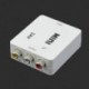 HDMI-kompatibilis RCA-hoz HDMI-kompatibilis AV 1080P-hez 3RCA CVBS Video Box audio átalakító PC laptophoz HDTV DVD VCD