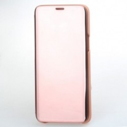 Anyaga: ABS - Clear Mirror Case Flip Stand Tok Karcolásmentes Ütésálló telefonvédő tok Samsung S9 Plus Note 9 S8