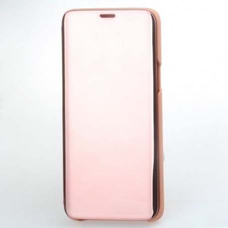 Anyaga: ABS - Clear Mirror Case Flip Stand Tok Karcolásmentes Ütésálló telefonvédő tok Samsung S9 Plus Note 9 S8
