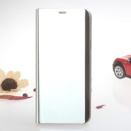 Anyaga: ABS - Clear Mirror Case Flip Stand Tok Karcolásmentes Ütésálló telefonvédő tok Samsung S9 Plus Note 9 S8