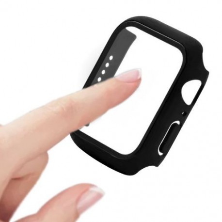 Mérete: 44mm - borító Apple Watch tokhoz 44mm 40mm karkötő Edzett üveg iWatchhoz 42mm 38mm 42 Apple óra sorozathoz 6 5 4