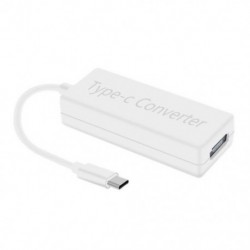 Fehér szín - 2/1-C típusú konverter notebookhoz Tápadapter Töltő Töltő Adapterkábel Adatkábel Átalakító Fej