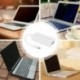 Fehér szín - 2/1-C típusú konverter notebookhoz Tápadapter Töltő Töltő Adapterkábel Adatkábel Átalakító Fej