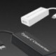 Fekete szín - 2/1-C típusú konverter notebookhoz Tápadapter Töltő Töltő Adapterkábel Adatkábel Átalakító Fej