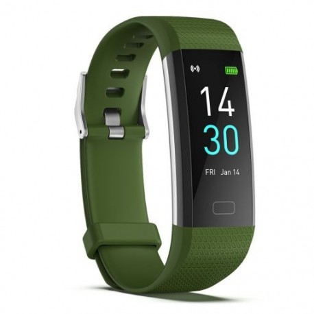 Szín: zöld - 16 sport mód Sport Smart Watch IP74 Vízálló okosóra érintőképernyős vezeték nélküli intelligens