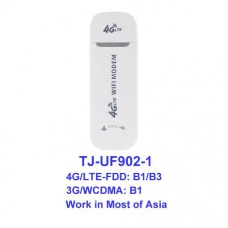Fehér szín - 4G LTE USB modem hálózati adapter WiFi hotspot SIM-kártyával 4G vezeték nélküli router Win XP Vista 7/10