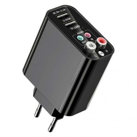 Vezeték nélküli adapter Bluetooth-kompatibilis 5.0 vevő TF / U lemez lejátszás QC 2.0 töltés fejhallgató TV-hez IR APP