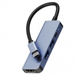 4 az 1-ben C típusú USB 3.0 HUB – USB 4 portos többosztó adapter OTG Type-C HUB Lenovo Macbook Pro PC számítógép