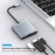 Adapter 8K DP három az egyben adapter USB C adapter C típusú hordozható elosztó laptop hub többportos kijelzőhöz