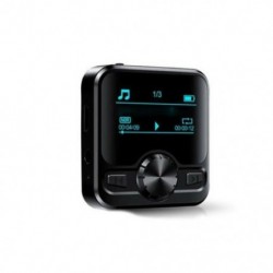 Fekete szín - Mini Bluetooth-kompatibilis sportlejátszó MP3 zenelejátszó Hangfelvétel Beépített 8 GB-os HiFi hordozható