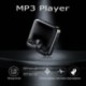 Fekete szín - Mini Bluetooth-kompatibilis sportlejátszó MP3 zenelejátszó hangfelvétel Beépített 8 GB-os HiFi hordozható