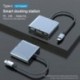 Adapter 8K DP három az egyben adapter USB C adapter C típusú hordozható elosztó laptop hub többportos kijelzőhöz