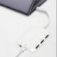 Szín: elefántcsont - 2 az 1-ben USB 3.0 Type-C adapter PD gyorstöltési tápegység mobiltelefon külső U lemezkonverter