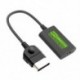 Fekete szín - Konzol Xbox-HDMI-kompatibilis átalakító digitális videó audioadapter XBOX 480P 720P 1080i HDTV monitorhoz