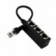 Szín: 1-3 - 1 db RJ45 LAN csatlakozó Ethernet hálózati elosztó adapter 1 dugasz-3 aljzatú adapterkábel hálózati