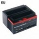 Szín: EU csatlakozó - Mobile Hard Disk Box HDD dokkoló állomás USB 2,5 hüvelykes 3,5 hüvelykes SATAI/II/III IDE Dual